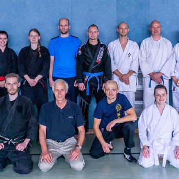 Gruppenfoto aller Teilnehmer des Kampfsport Seminars in Fulda.