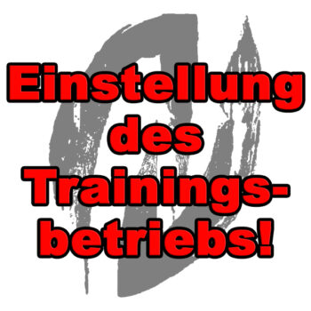 COVID Informationen des Karate Vereins. Einstellung des Trainingsbetriebs.