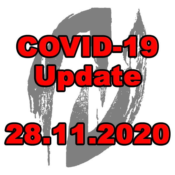 COVID Informationen des Karate Vereins im November 2020.
